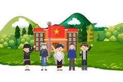 Inicio simultáneo de construcción de 72 escuelas internas en comunas fronterizas en Vietnam