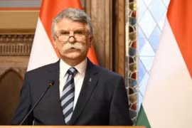 El presidente de la Asamblea Nacional de Hungría, Kover Laszlo. (Foto: VNA)
