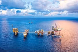 Una plataforma autoelevable marina operada por Petrovietnam. (Foto: pvn.vn)