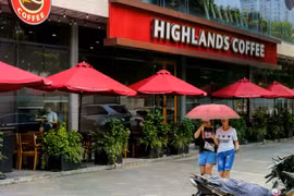 Una tienda de cafetería de Highlands Coffee. (Foto: Vietnam+)