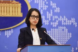 La portavoz del Ministerio de Relaciones Exteriores de Vietnam, Pham Thu Hang. (Foto: VNA)