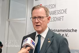 El vicepresidente del Bundestag (Parlamento) alemán Bodo Ramelow. (Foto: VNA)