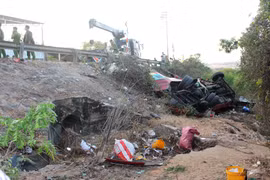 Escenario del accidente. (Foto: VNA)