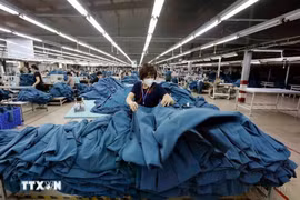 Artículos de costura para exportación al mercado español en la compañía textil Ho Guom. (Foto de ilustración. Fuente: VNA)