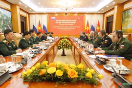 Panorama del VII Diálogo Estratégico de Defensa Vietnam - Rusia (Foto: qdnd.vn)
