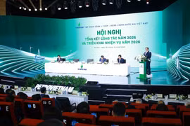 El primer ministro de Vietnam, Pham Minh Chinh, asiste a la conferencia de balance de Petrovietnam. (Foto: VNA)