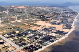 Vista del emplazamiento previsto para la central nuclear Ninh Thuan 1, en la comuna de Phuoc Dinh, provincia de Khanh Hoa. (Foto: VNA)