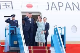 El primer ministro de Japón, Ishiba Shigeru, y su esposa, realizan visita oficial a Vietnam (Foto: VNA)