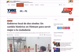 RadioMundial publica noticia sobre la reorganización del aparato estatal en Vietnam. 
