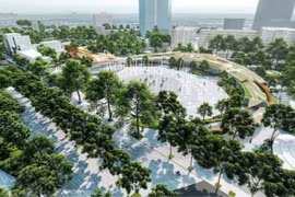 Vista panorámica del Lago Hoan Kiem. Foto: VNA