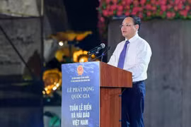 El viceministro de Agricultura y Medio Ambiente Le Minh Ngan en el acto (Foto: VNA)