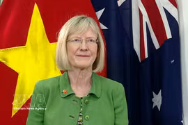 La embajadora australiana en Vietnam, Gillian Bird. Foto: VNA