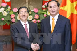 Presidente de Vietnam recibe a ministro de Seguridad Pública de China