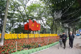 Una esplendorosa Hanoi saluda XII Congreso Nacional del Partido Comunista 