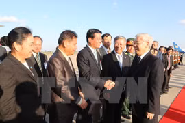 Líder partidista agradece hospitalidad del Partido, Estado y pueblo de Laos
