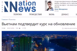 Prensa rusa alaba logros económicos de Vietnam