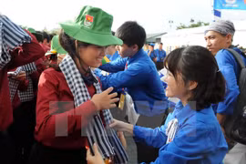 Barco juvenil Sudeste Asiático-Japón visita Ciudad Ho Chi Minh