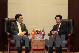 Vicepremier vietnamita se reúne con cancilleres de Laos y Brunei