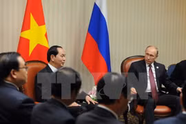Presidente de Vietnam se reúne con líderes mundiales en Perú
