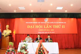 Vicepremier laosiano saluda contribuciones de empresas vietnamitas