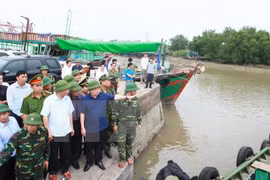Vicepremier inspecciona labores preventivas para enfrentar tifón Sarika en Hai Phong