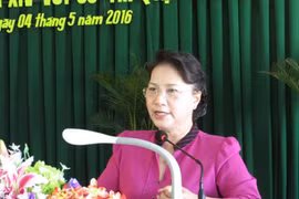 Candidatos a Asamblea Nacional de Vietnam en contacto preelectoral con votantes