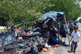 Accidente de camión deja 54 obreros heridos en Camboya