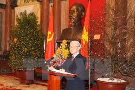 Partidos y amigos de otros países felicitan al reelecto líder partidista de Vietnam