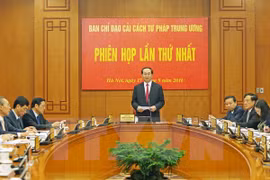 Presidente de Vietnam preside primera sesión del Comité de Reforma Judicial