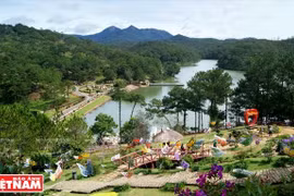 El Valle del Amor en la ciudad turística de Da Lat
