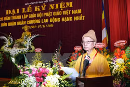 Sangha Budista de Vietnam celebra aniversario 35 de su fundación