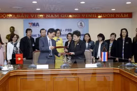 VNA coopera Departamento de Relaciones Públicas de Tailandia en sector comunicativo