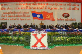 Inauguran X Congreso Nacional del Partido Popular Revolucionario de Laos