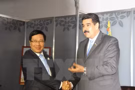 Vicepremier vietnamita recibido por Nicolás Maduro