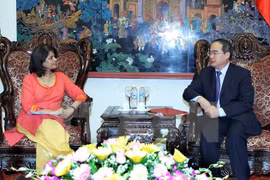 Recibe dirigente vietnamita a representante residente de ONU