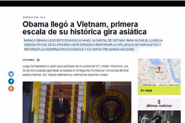 Prensa argentina destaca visita a Vietnam de Barack Obama