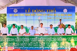 Arrancan en extremo sur construcción de “asta de bandera nacional de Hanoi”