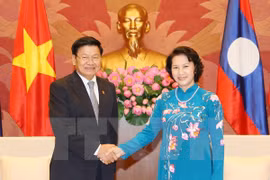 Presidenta del Parlamento de Vietnam se reúne con premier laosiano