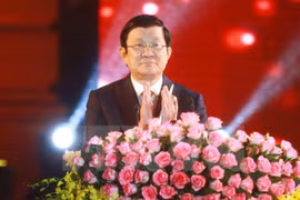 Presidente de Vietnam se reúne con coterráneos residentes en extranjero