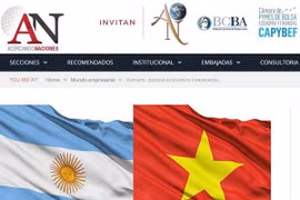 Prensa argentina destaca éxitos económicos vietnamitas