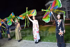 Brocado de Vietnam se presenta en capital de moda del mundo