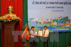 Antigua ciudadela vietnamita de Hue honrada como ciudad de Hora del Planeta