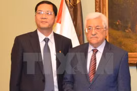 Presidente palestino aboga por fomentar amistad con Vietnam