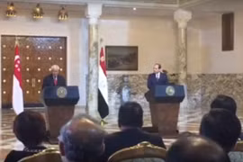 Singapur y Egipto impulsan cooperación comercial