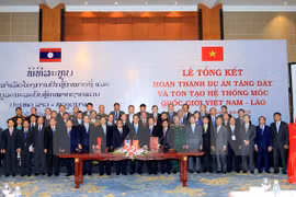 Proyecto de densificación de hitos fronterizos: muestra de amistad Vietnam- Laos