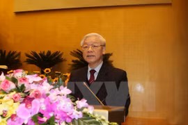 Más mensajes de felicitaciones enviadas al reelecto líder partidista de Vietnam