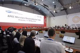Ministros de comercio de APEC se reúnen en Perú