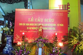 Réquiem en homenaje a víctimas de agente naranja en Hai Phong