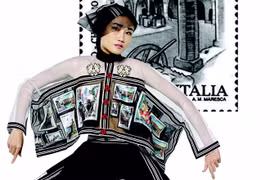 Una esquina italiana en calle de Hanoi