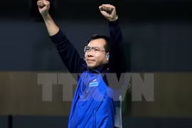Hoang Xuan Vinh encabeza ranking mundial en pistola de 10 metros